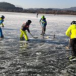 Eislaufen am Turnersee / Drsanje na Zablatniškem jezeru